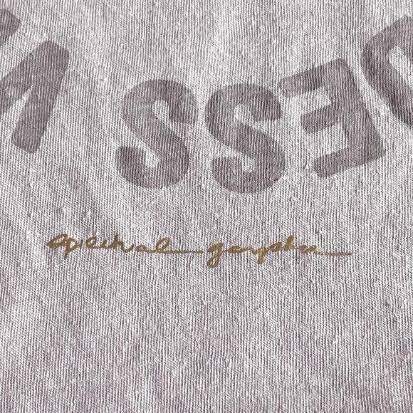 Spiritual Gangster Goddess Vibes Lavender Crop Tee Women’s Large NWT - Picture 4 of 8